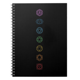 Caderno Espiral Notebook Chakras 7