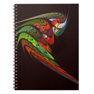 Caderno Espiral Notebook Chameleon Abstrato Art