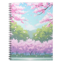 Caderno Espiral Notebook Cherry Blossom