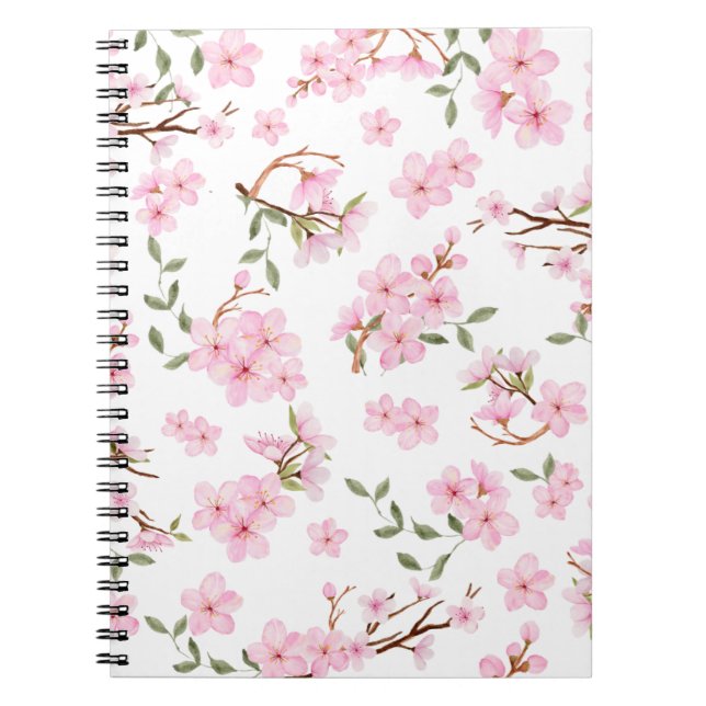 Caderno Espiral Notebook Cherry Blossom Bloom (Frente)