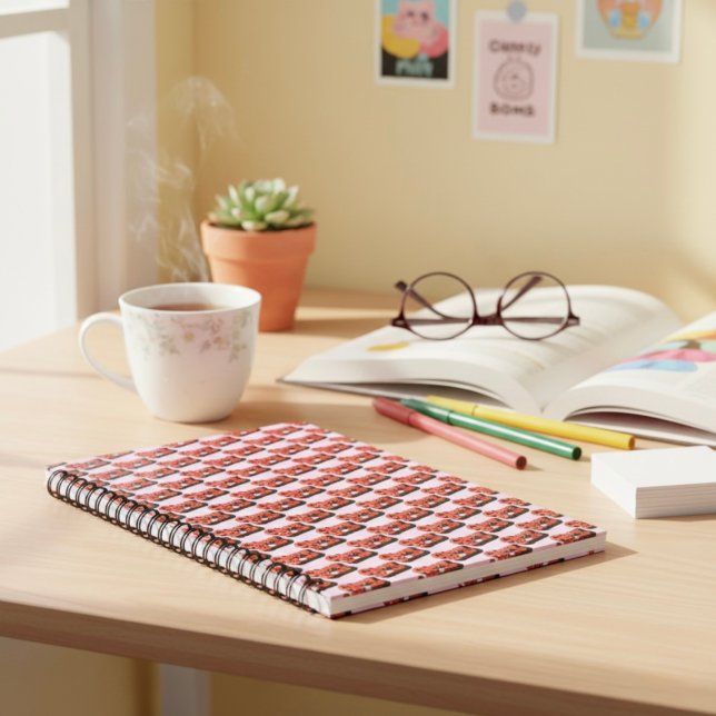 Caderno Espiral Notebook Cherry Bomb (Criador carregado)