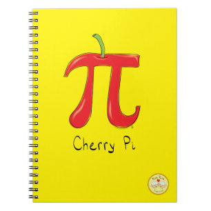 Caderno Espiral Notebook Cherry Pi Cute Math Pi Day