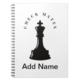 Caderno Espiral Notebook Chess personalizável