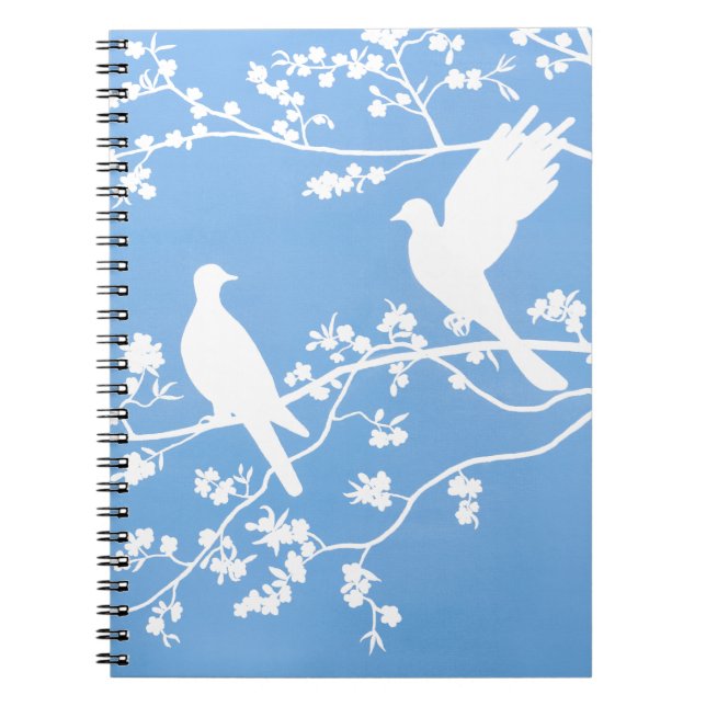 Caderno Espiral Notebook - China Doves (Frente)