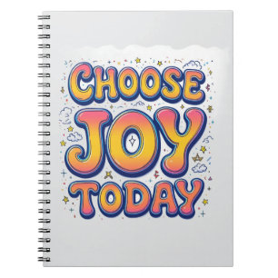 Caderno Espiral Notebook "Choose Joy Today"
