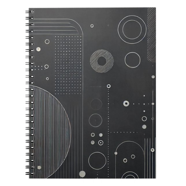 Caderno Espiral notebook cientista (Frente)