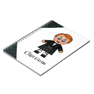 Caderno Espiral Notebook Clan Gunn