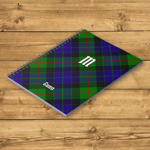 Caderno Espiral Notebook Clan Gunn Tartan