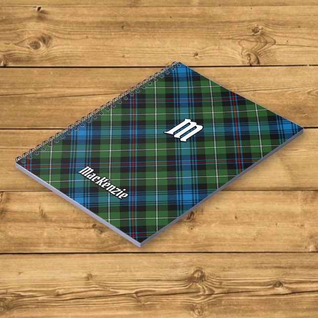 Caderno Espiral Notebook Clan MacKenzie Tartan (Criador carregado)