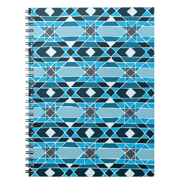 Caderno Espiral Notebook Claro Azul/Coluna (Frente)