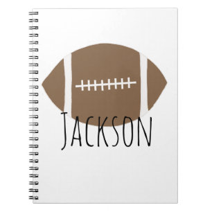 Caderno Espiral Notebook clássico de futebol