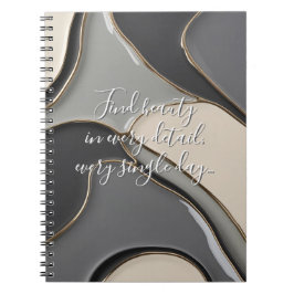 Caderno Espiral Notebook clássico em na moda gráfico