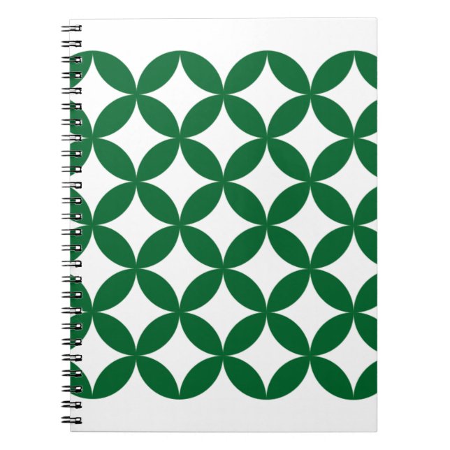 Caderno Espiral Notebook clássico Green Shippo (Frente)