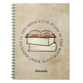 Caderno Espiral Notebook Clube de Livro