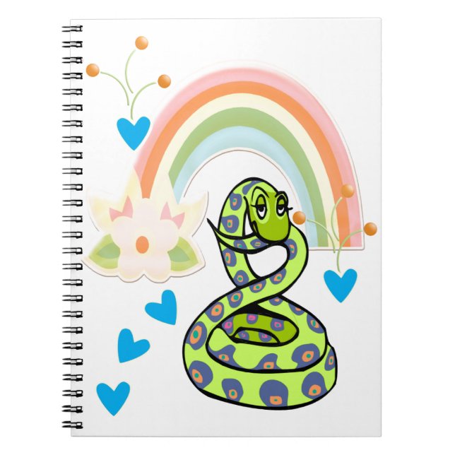Caderno Espiral Notebook cobra Rainbow (Frente)