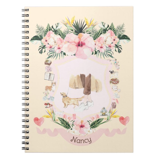 Caderno Espiral Notebook Cog Walking Crest (Frente)