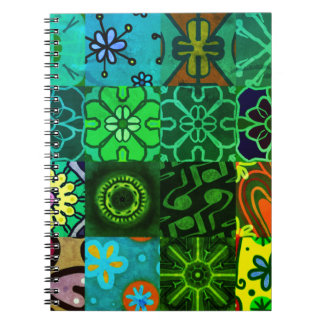 Caderno Espiral Notebook Collage Impressão 2