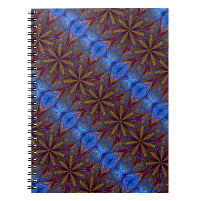 Caderno Espiral Notebook Colorful Abstrato Shapes (Frente)