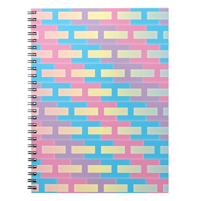 Caderno Espiral Notebook colorido (Frente)