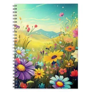 Caderno Espiral Notebook colorido para seu dia alegre
