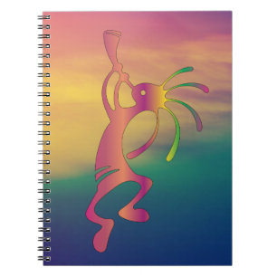 Caderno Espiral Notebook Colorido Southwest Kokopelli