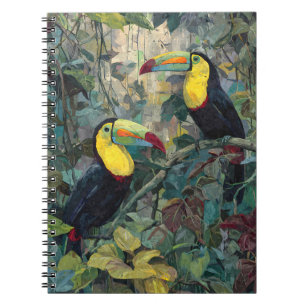 Caderno Espiral Notebook Colorir Selva de Turim