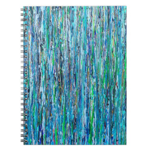 Caderno Espiral Notebook com água debaixo da ponte