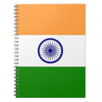 Notebook com bandeira da Índia