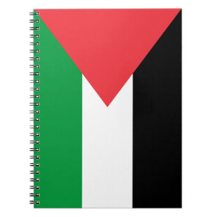 Caderno Espiral Notebook com bandeira da Palestina