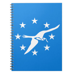 Caderno Espiral Notebook com bandeira de Corpus Christi