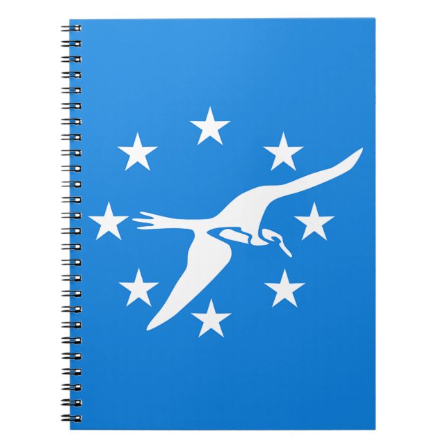 Caderno Espiral Notebook com bandeira de Corpus Christi (Frente)
