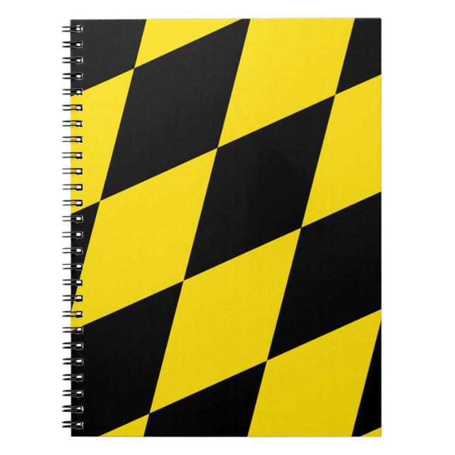 Caderno Espiral Notebook com bandeira de Munique (Frente)