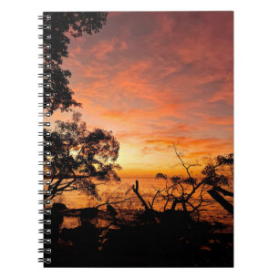 Caderno Espiral Notebook com brilho de Caribe