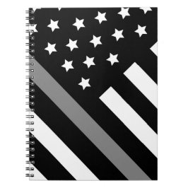 Caderno Espiral Notebook com Cinza Negra