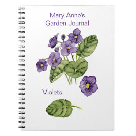 Caderno Espiral Notebook com cor d'água violeta púrpura Foto espir