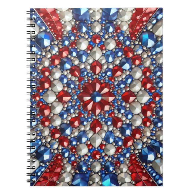 Caderno Espiral Notebook com cores holandesas Design abstrato (Frente)