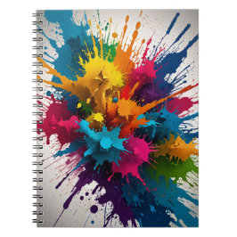Caderno Espiral Notebook com Design de abertura de cores