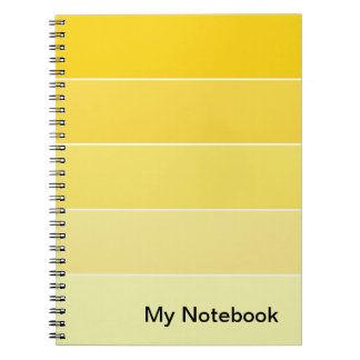 Caderno Espiral Notebook com Design de gradiente personalizável