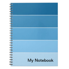 Caderno Espiral Notebook com Design de gradiente personalizável