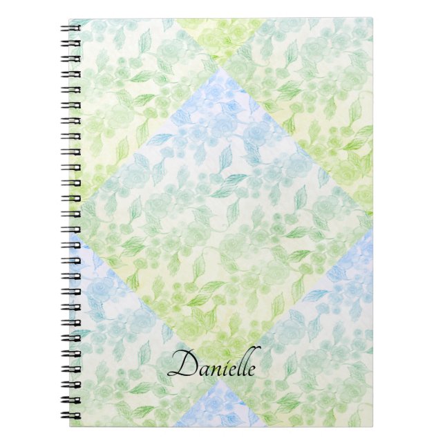 Caderno Espiral Notebook com Design de ventilador elegante (Frente)