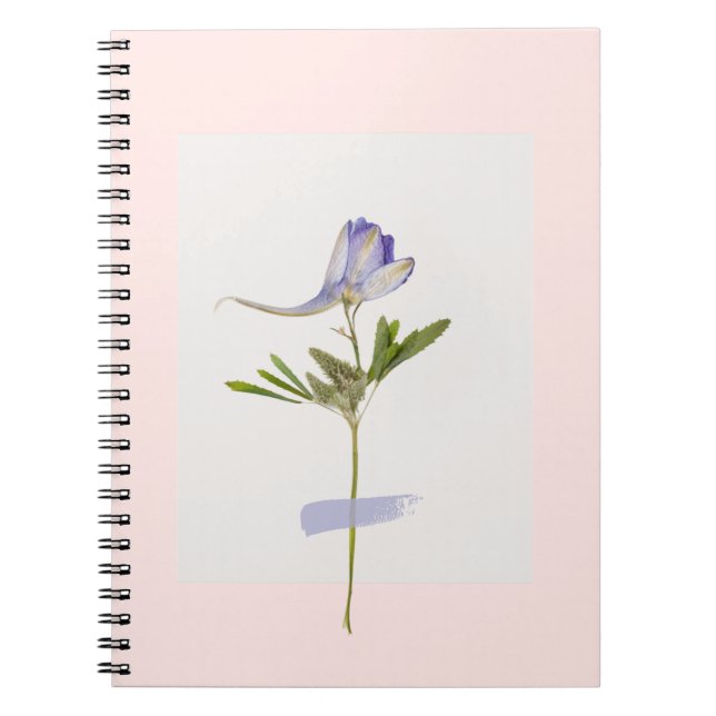 Caderno Espiral Notebook com Design espiral de pintura de parede s (Frente)