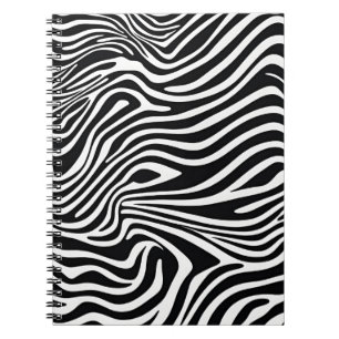 Caderno Espiral Notebook com Design Zebra Strike