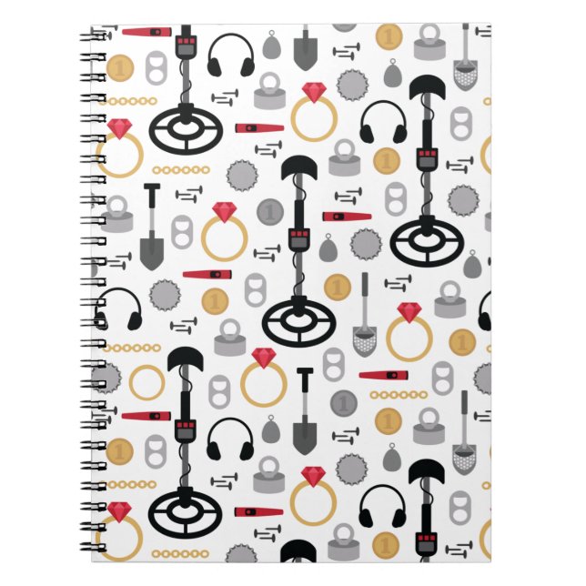 Caderno Espiral Notebook com detecção de metais (Frente)