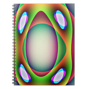 Caderno Espiral Notebook com espaçamento de Alienígena
