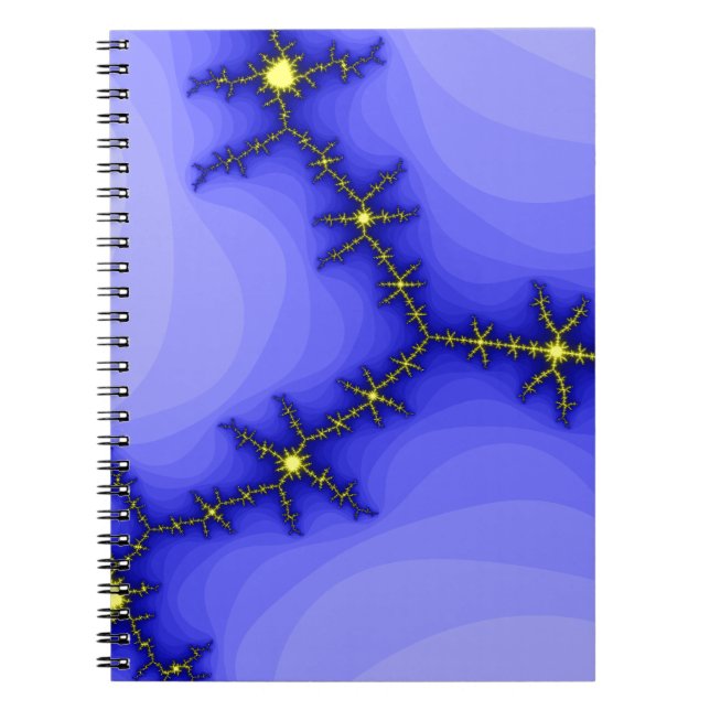 Caderno Espiral Notebook com faixa de raios (Frente)