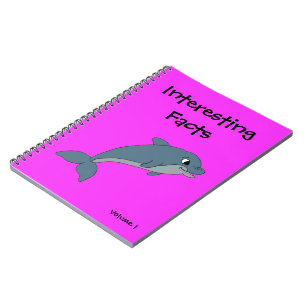 Caderno Espiral Notebook com fatos interessantes