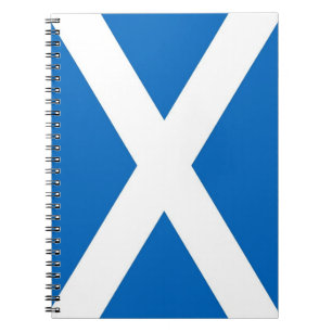Caderno Espiral Notebook com Flag da Escócia