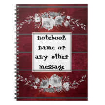 notebook com foto-oboé de escarlate