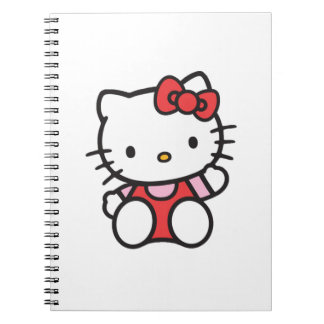 Caderno Espiral Notebook com Gatinho Hello