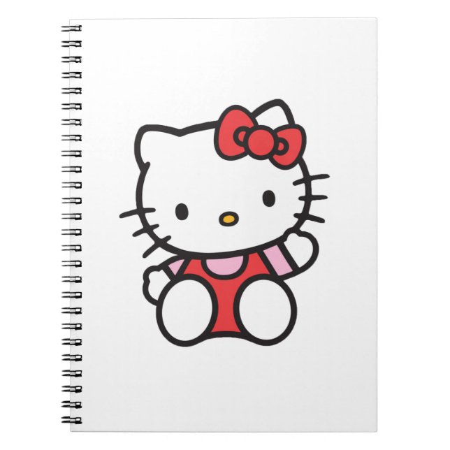 Caderno Espiral Notebook com Gatinho Hello (Frente)